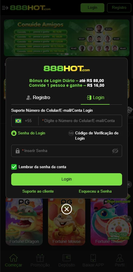 Esta imagem é a imagem da página inicial do melhor aplicativo de apostas online na Brasil